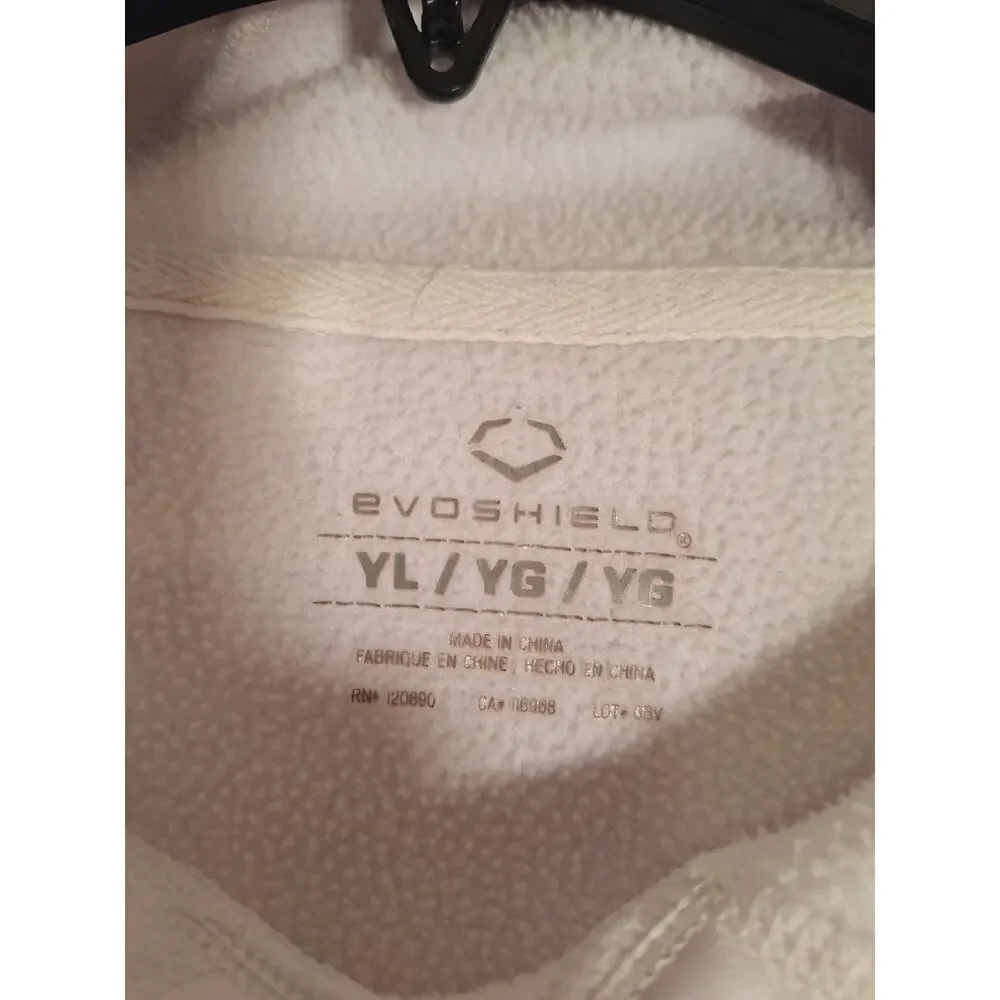 EvoShield Youth Hoodie Pullover Sweater White Large - Picture 6 of 6